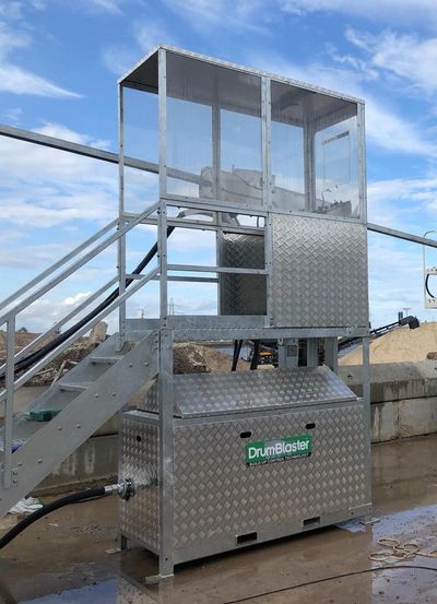 Drumblaster Cement Truck Cleaning System
