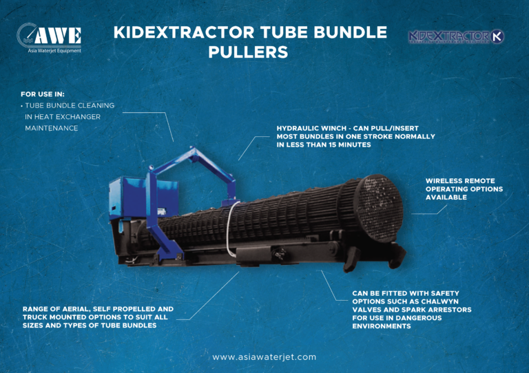 KidExtractor Tube Bundle Extraction Equipment Asia Waterjet Equipment